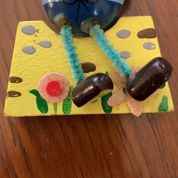 Vtg 1977 Kurt Adler wooden Humpty Dumpty ornament - Picture 4 of 7